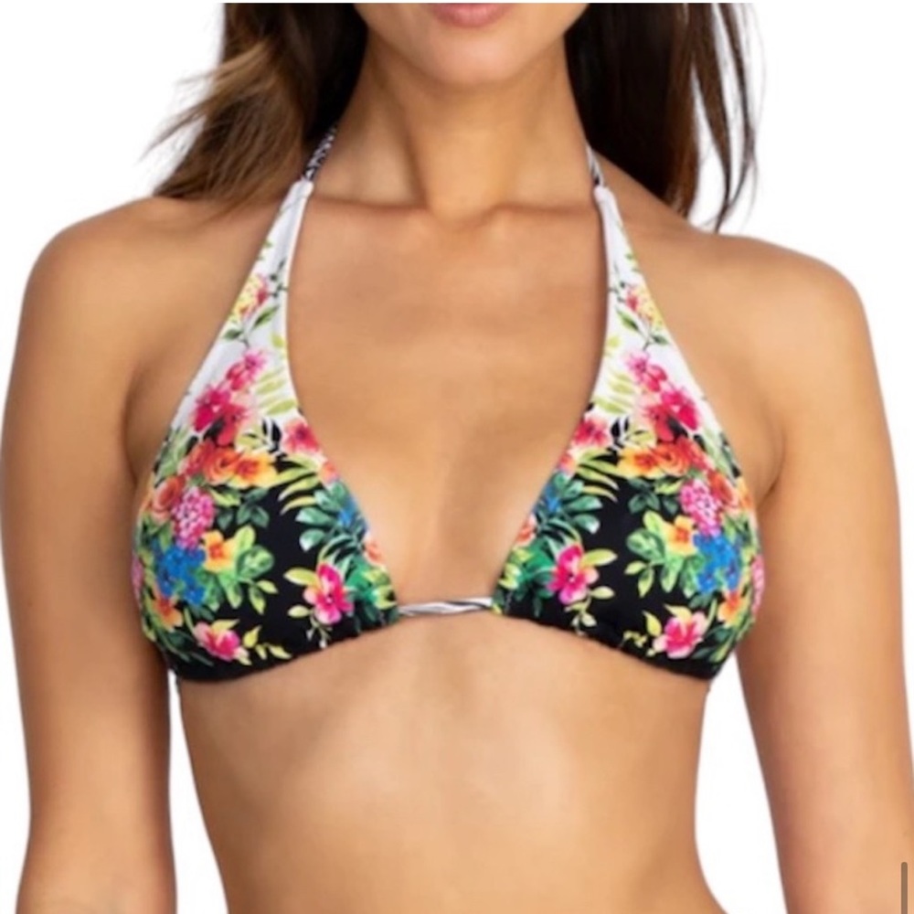 JOHNNY WAS Spring String Bikini Swimsuit Top NEW Size XS NEW